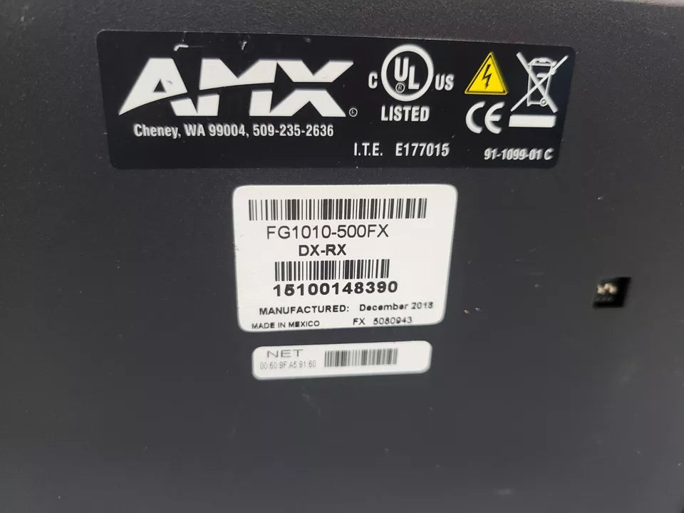 AMX FG1010-500FX AVB-RX-DXLINK-HDMI DXLink HDMI Receiver Module