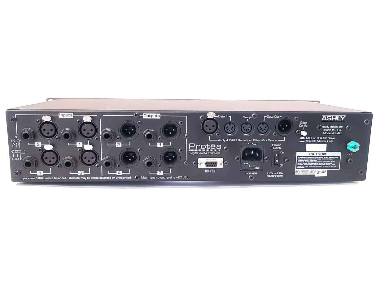 ASHLY Protea System II 4.24G 4-Channel 24-Bit Digital Graphic Equalizer / System Processor