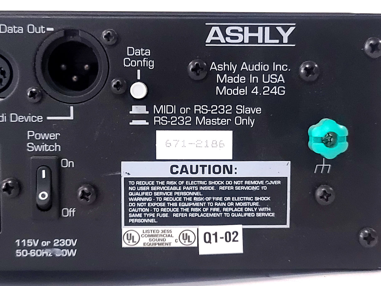 ASHLY Protea System II 4.24G 4-Channel 24-Bit Digital Graphic Equalizer / System Processor