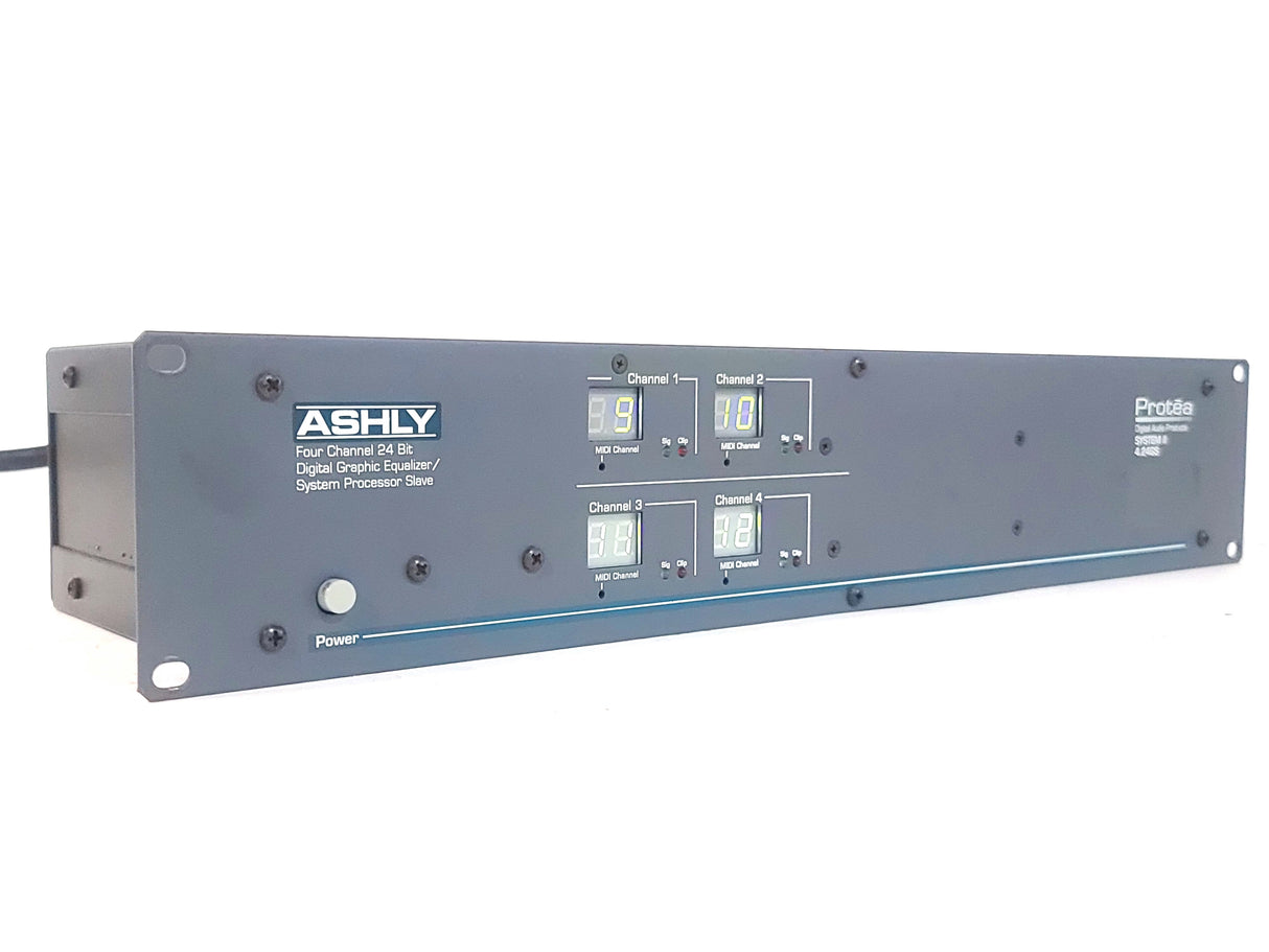 ASHLY Protea System II 4.24GS 4-Channel 24-Bit Digital Graphic Equalizer / System Processor Slave