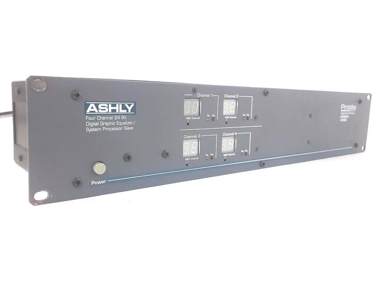 ASHLY Protea System II 4.24GS 4-Channel 24-Bit Digital Graphic Equalizer / System Processor Slave