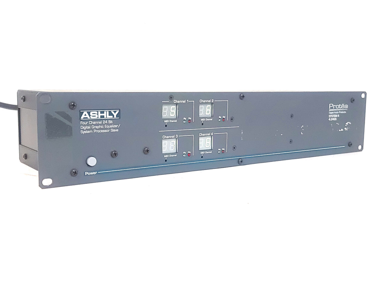 ASHLY Protea System II 4.24GS 4-Channel 24-Bit Digital Graphic Equalizer / System Processor Slave
