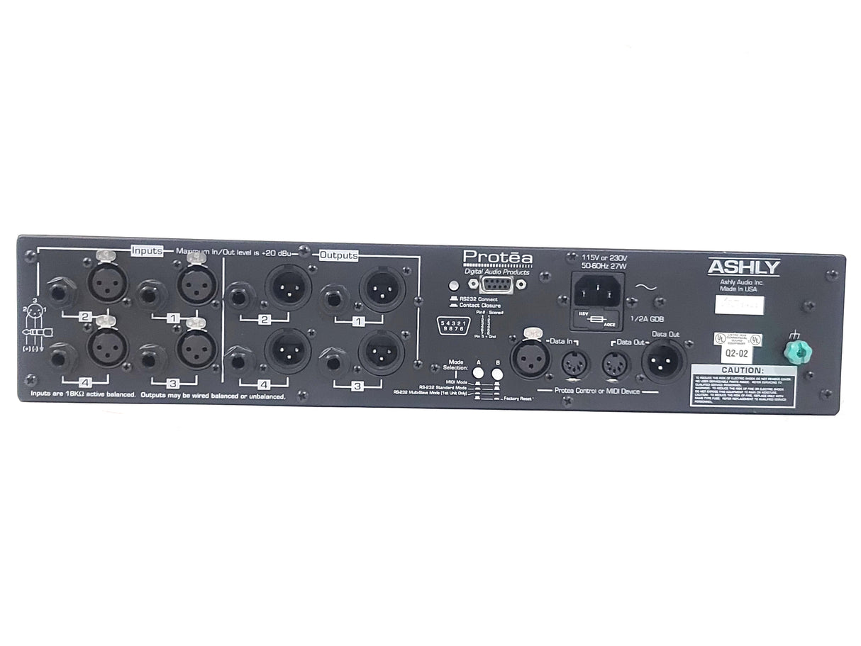 ASHLY Protea System II 4.24GS 4-Channel 24-Bit Digital Graphic Equalizer / System Processor Slave