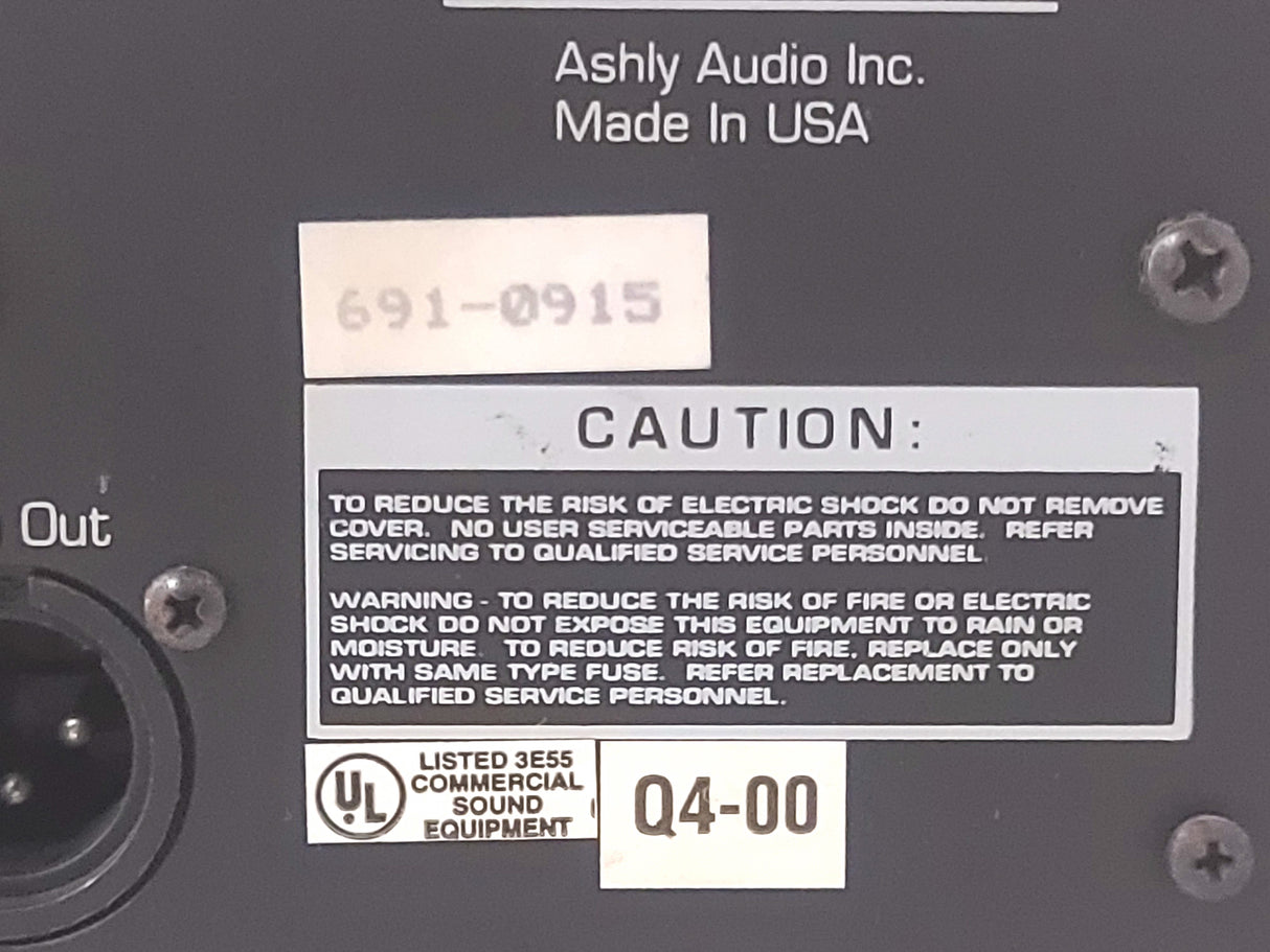 ASHLY Protea System II 4.24GS 4-Channel 24-Bit Digital Graphic Equalizer / System Processor Slave