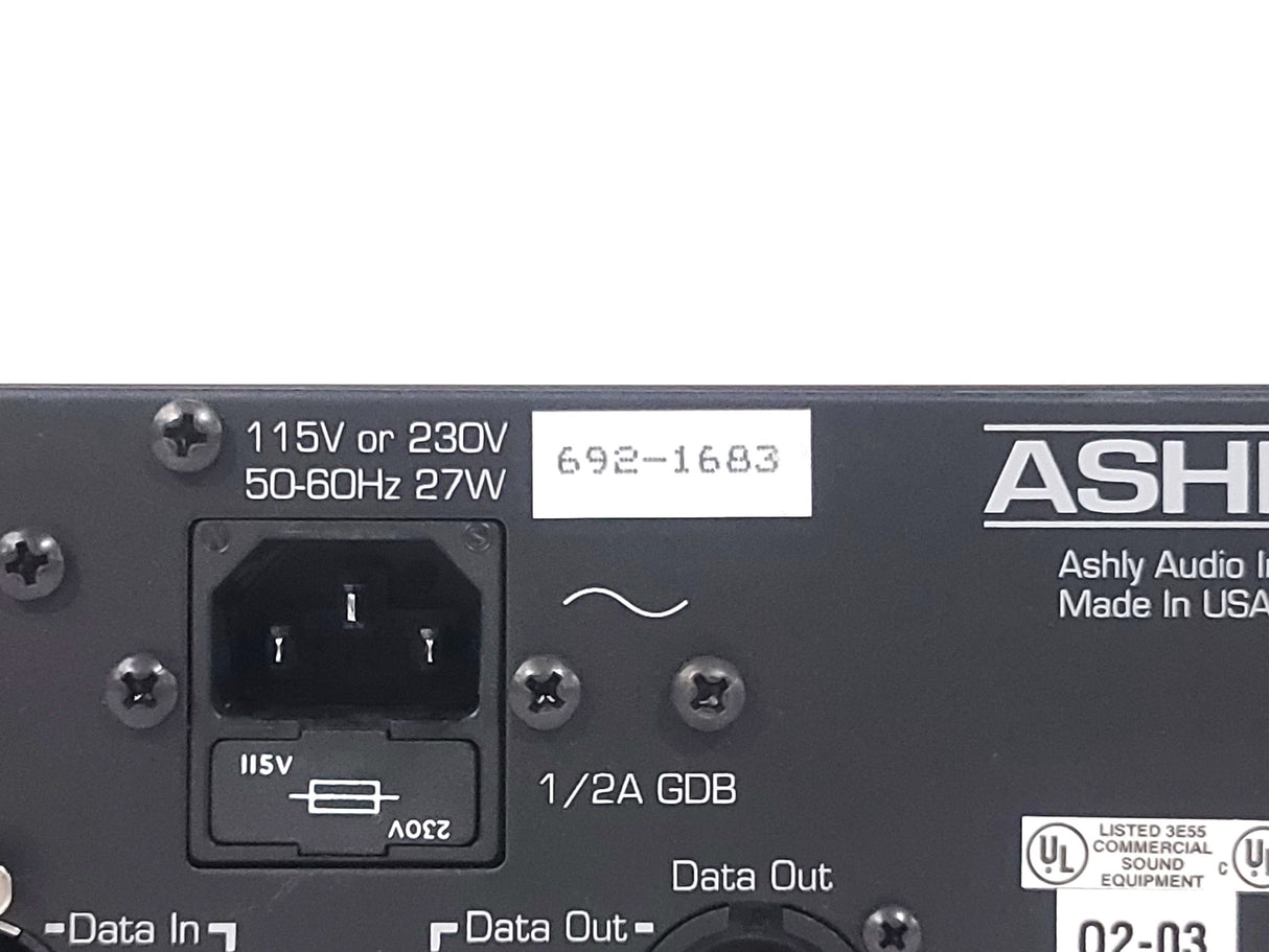 ASHLY Protea System II 4.24GS 4-Channel 24-Bit Digital Graphic Equalizer / System Processor Slave