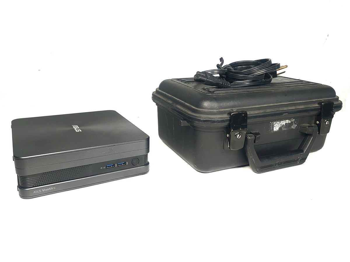 ASUS VC65R VivoMini CPU w/ Converter & PSU in Carrying Case