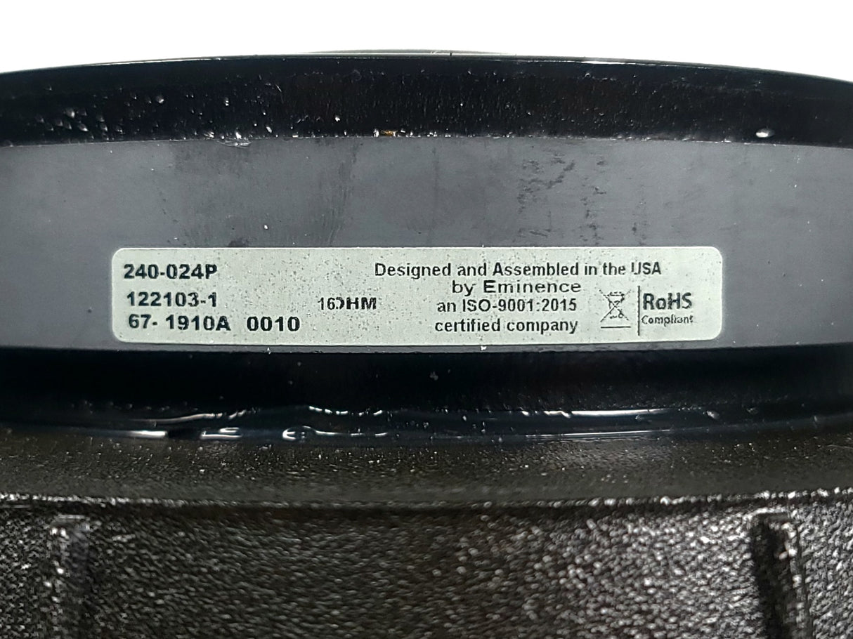 Aguilar Eminence JDK12A 16-Ohm 12" Speaker Driver