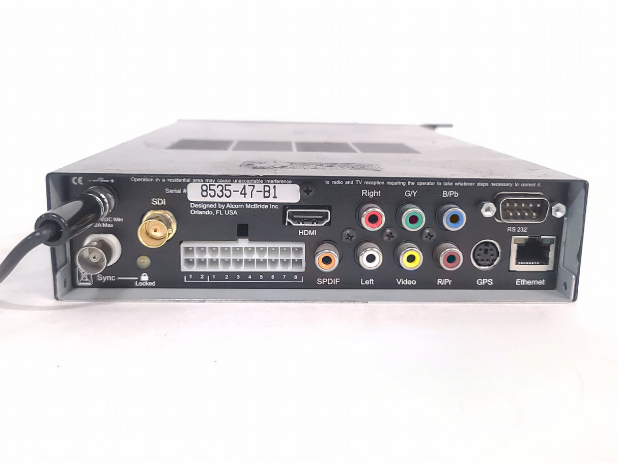 Alcorn McBride DVMHD-8400 Digital Video Playback Machine w/ Power Supply