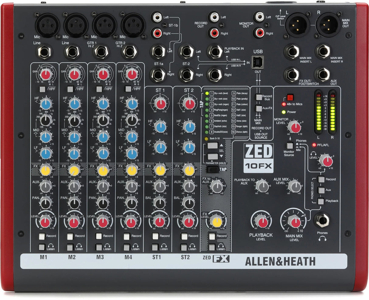 Allen & Heath ZED-10 FX 10-channel Mixer