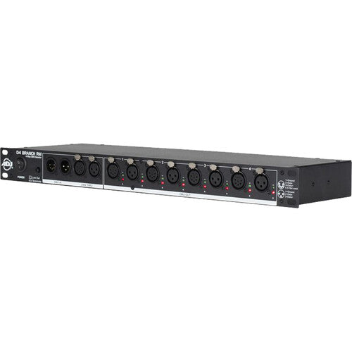 American Audio D4B100 D4 Branch RM 4-Way DMX Distributor/Booster