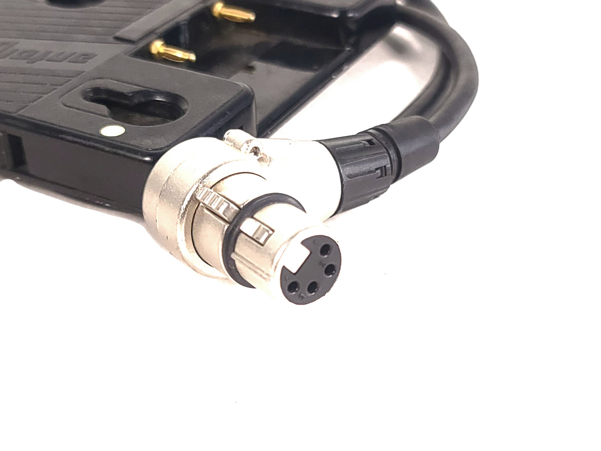 Anton Bauer Gold Mount Battery Plate w/ 4-Pin XLR Cable