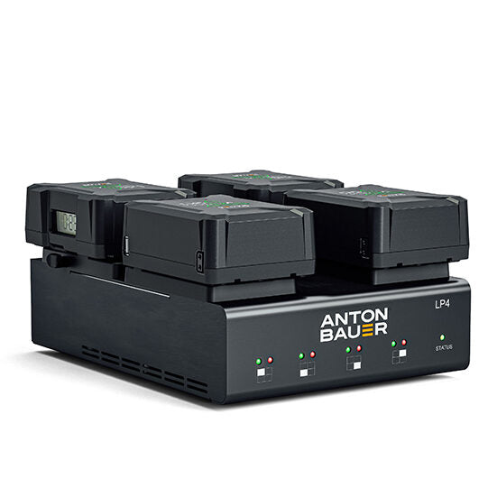 Anton Bauer 8475-0128 LP4 Quad V-Mount Charger (Discontinued)