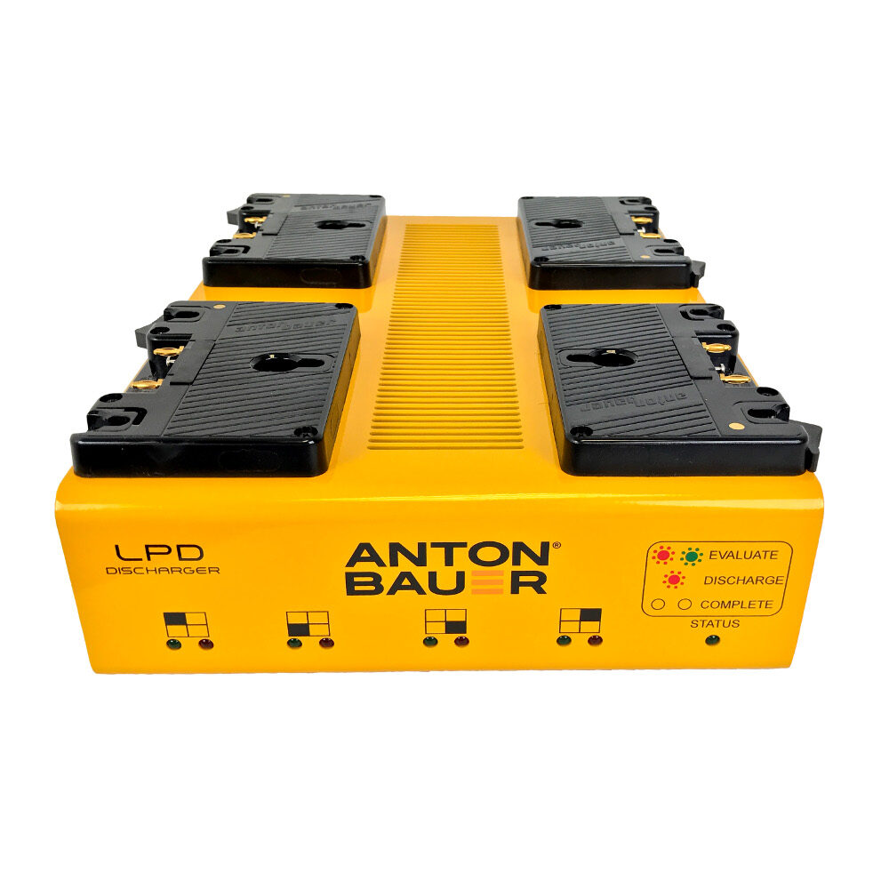 Anton Bauer 8475-0135 LPD Quad Gold Mount Discharger