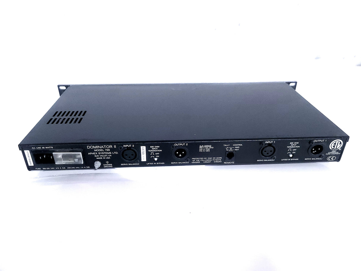 Aphex Model 720 Dominator ll Precision Multiband Peak Limiter