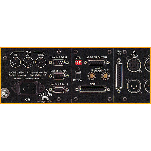 Aphex 1788A 8 Channel Remote Controlled Microphone Preamplifier