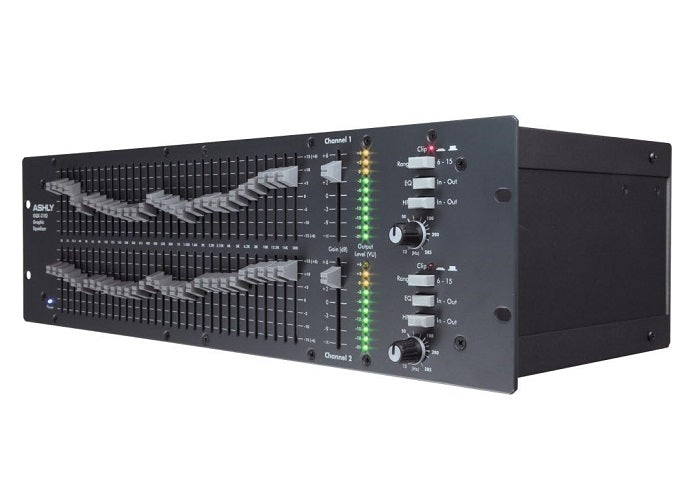 Ashly GQX-3102 Series Dual Channel 31-Band Graphic Equalizer