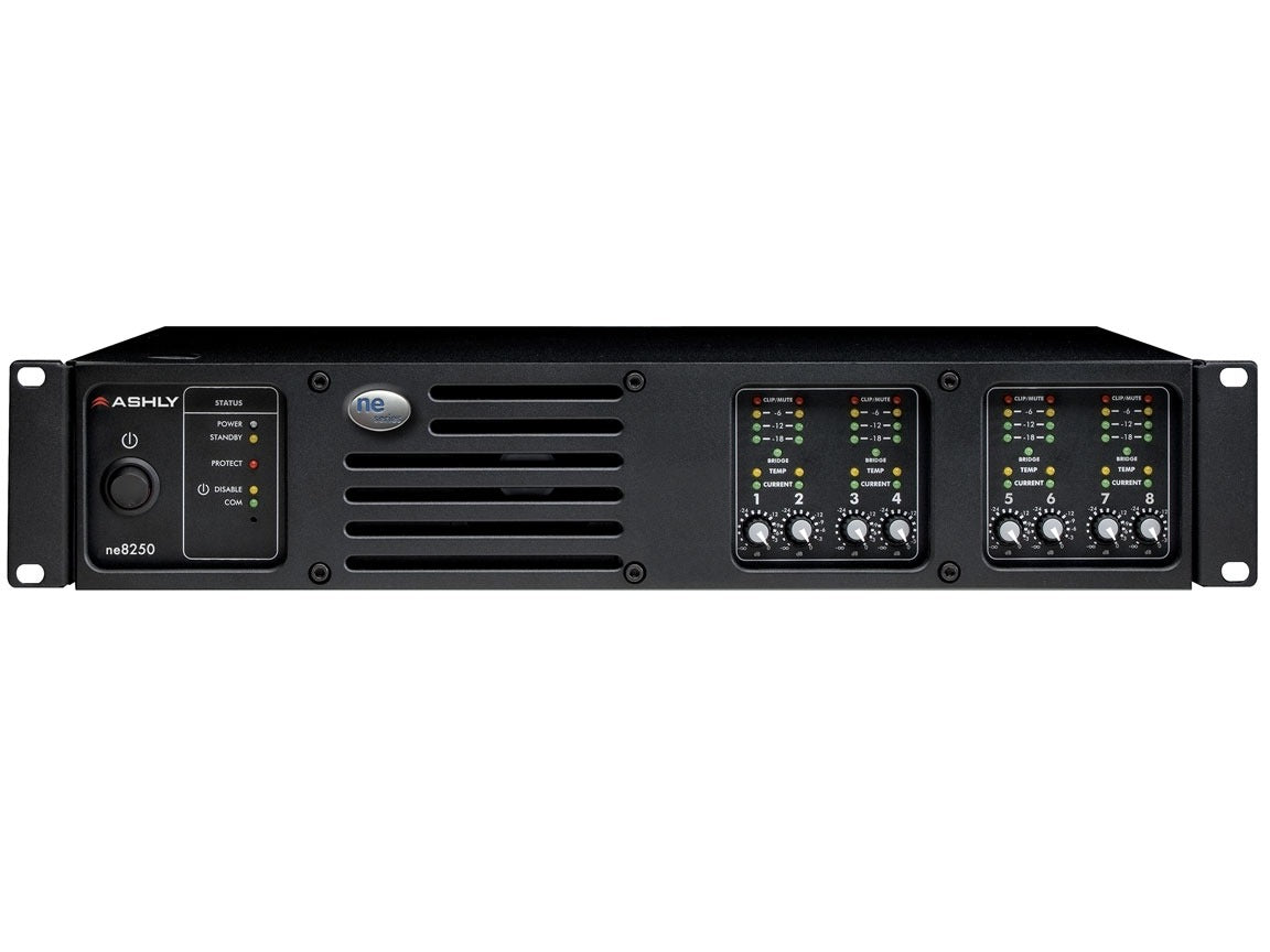 Ashly NE8250 Network Enabled 8-Channel Amplifier
