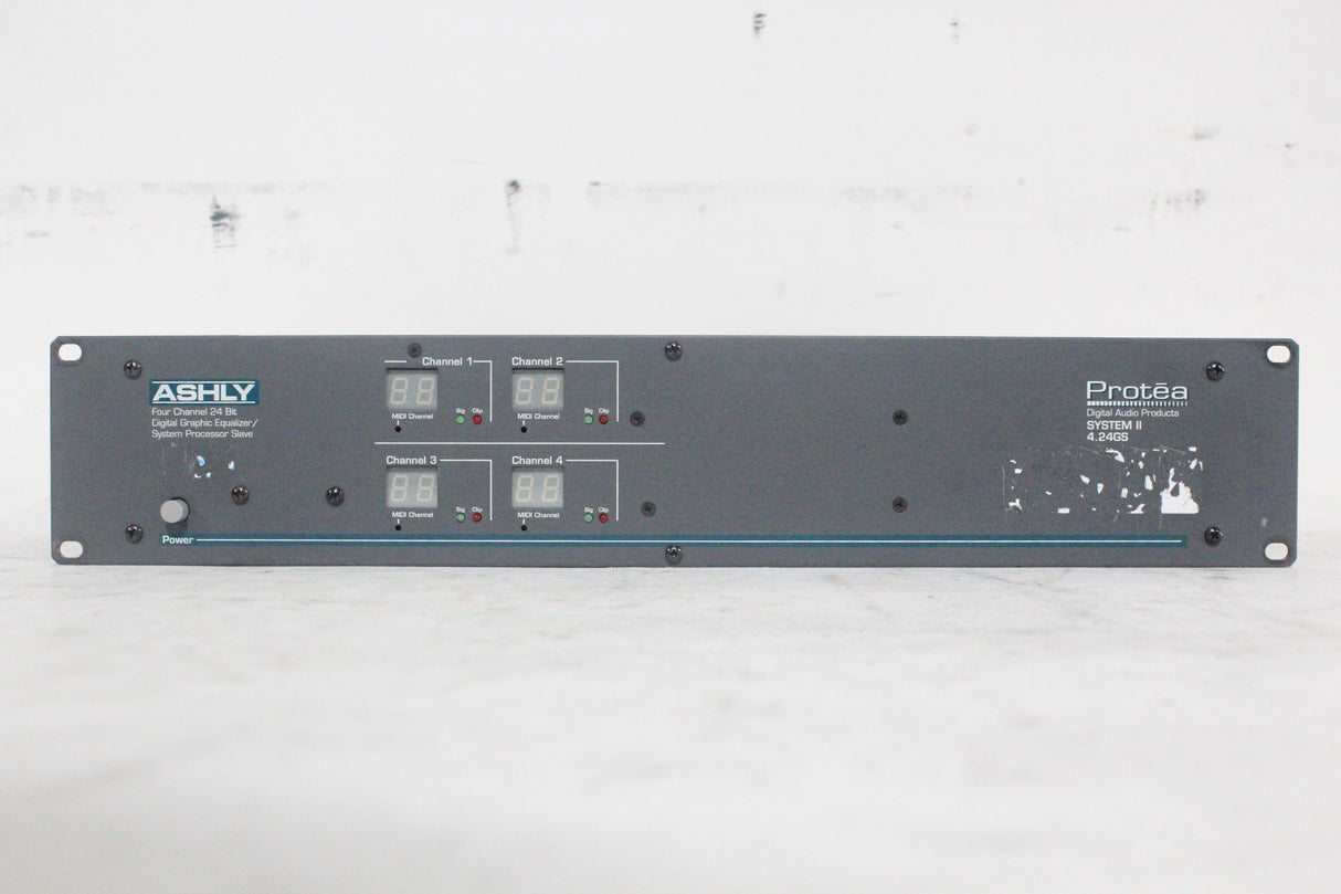 Ashly Protea System II 4.24 GS, 4 Channel 24 Bit Digital Graphic Equalizer System Processor Slave