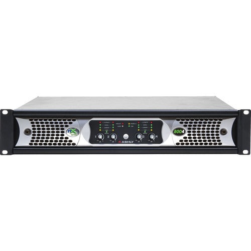 Ashly nX Series nX8004 4-Channel 800W Power Amplifier with Programmable Outputs