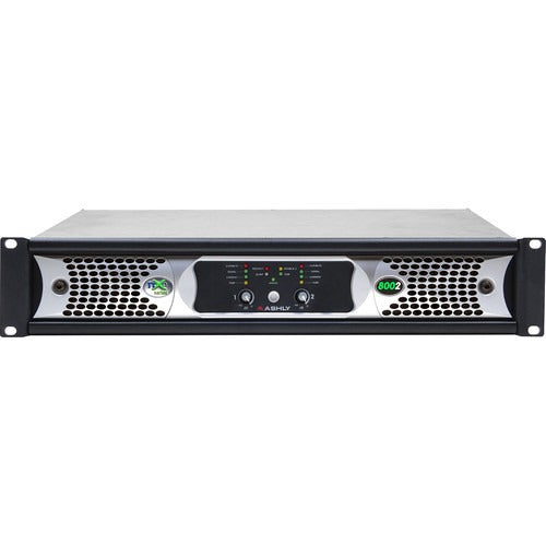 Ashly nXE8002BD 2-Channel Networkable Multi-Mode Power Amplifier with OPDAC4 & OPDante Cards