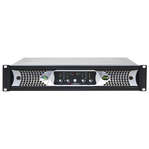 Ashly nX Series nX4004 4-Channel 400W Power Amplifier with Programmable Outputs