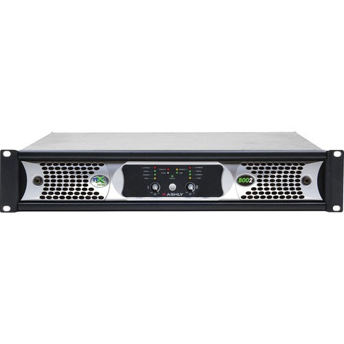 Ashly nXe Series nXE8002 2-Channel 800W Power Amplifier with Programmable Outputs & Ethernet Control