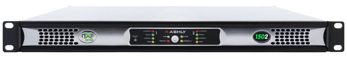 Ashly nXp1502 150W at 2 Ohms 2-Channel Network Power Amplifier with Protea DSP