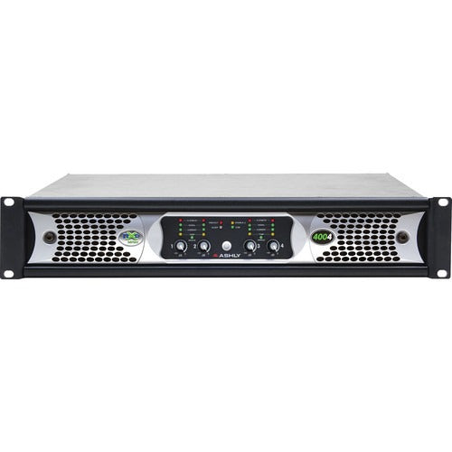 Ashly nXp Series nXP4004 4-Channel 400W Power Amplifier with Programmable Outputs & Protea Software Suite