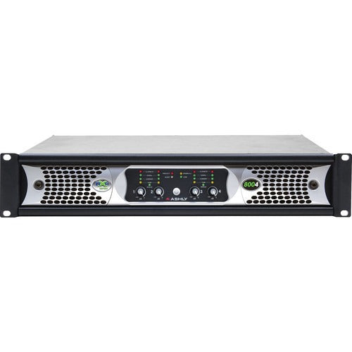 Ashly nXp Series nXP8004 4-Channel 800W Power Amplifier with Programmable Outputs & Protea Software Suite