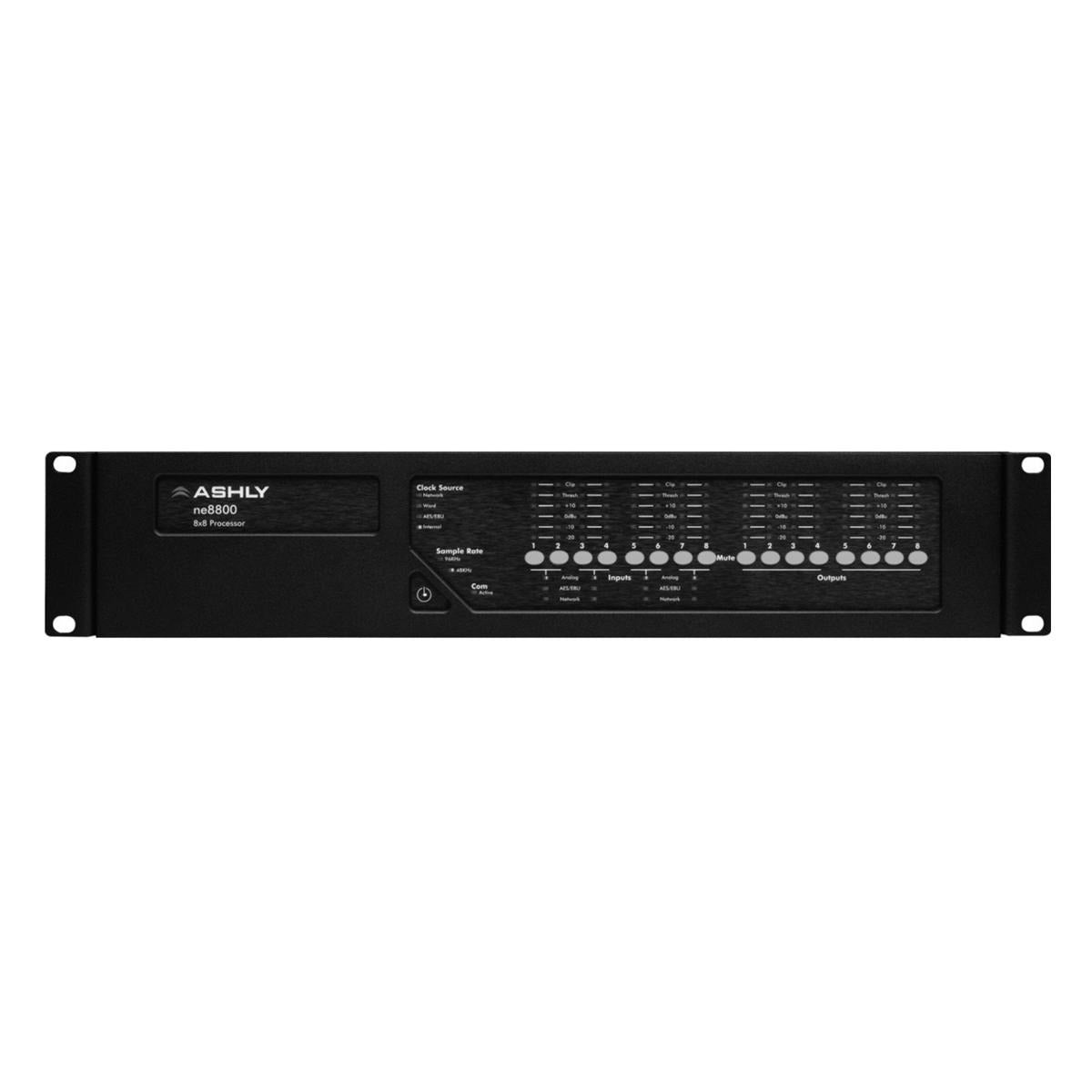 Ashly ne8800 Network Enabled Protea DSP Audio System Processor 8-In x 8-Out with CNM-2 CobraNet Option Card