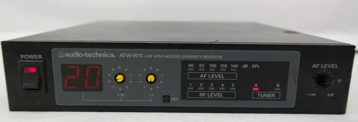 Audio-Technica ATW-R73 UHF Synthesized Diversity Receiver