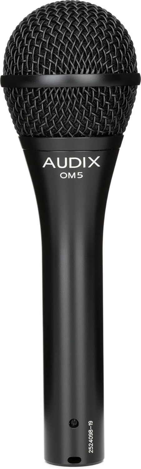 Audix OM5 Dynamic HyperCardioid Vocal Microphone in Soft Pouch