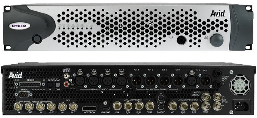 AVID Nitris DX Rack Mount I/O for HD/SD Video and Analog/Digital Audio