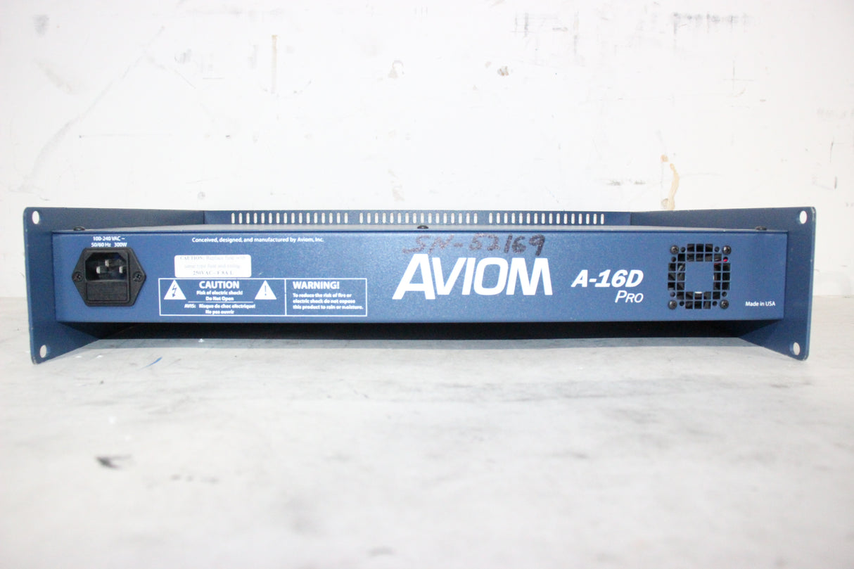 Aviom A-16D Pro Personal Monitor System