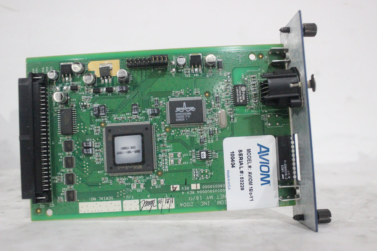 Aviom AVIOM16/o-Y1 16-Channel A-Net Card for Yamaha MY Series Consoles