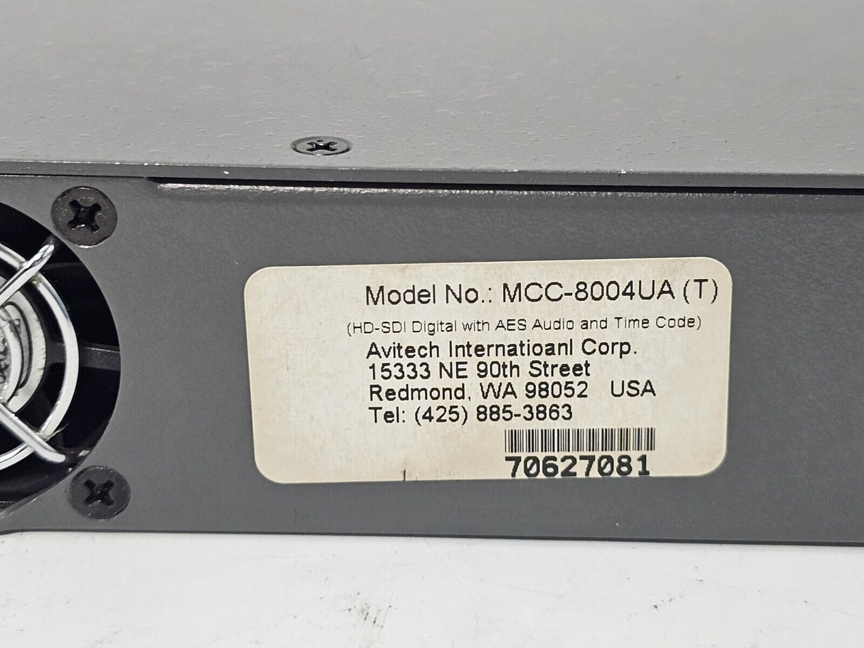 Avitech MCC-8004UEL Multi-Image Video Processor