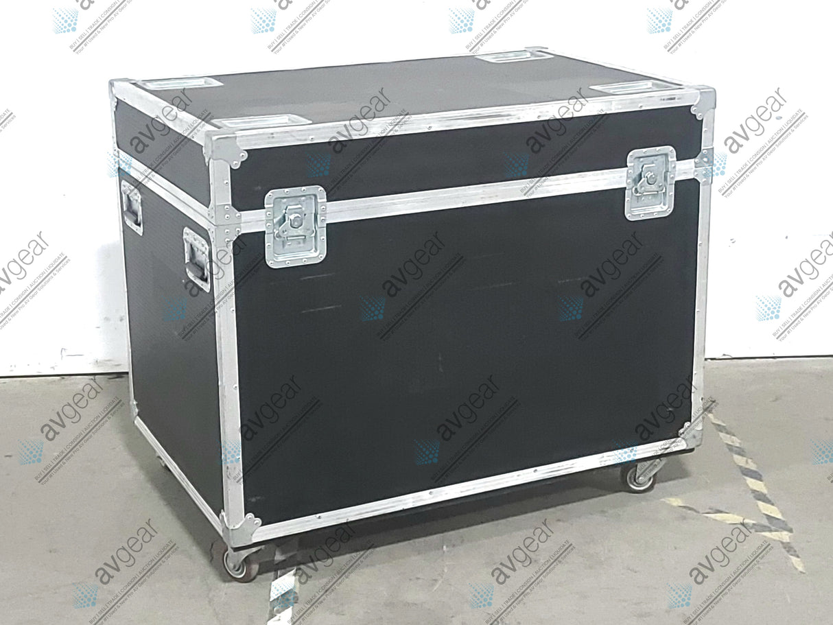 (4) Ayrton Dream Panel Twin Moving LED Lights w/ (4) PSU Cables in Wheeled Hard Case