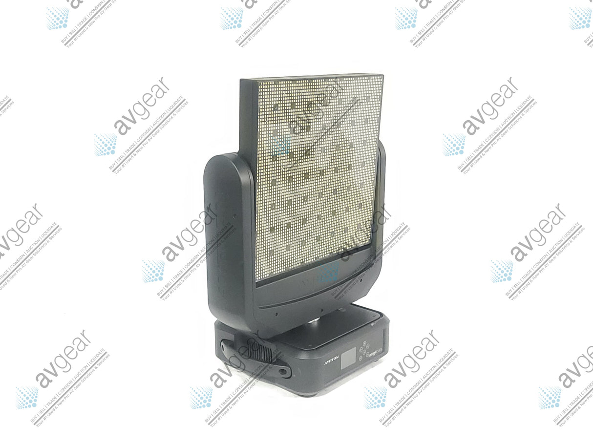 (4) Ayrton Magicburst Moving LED Lights w/ (4) PSU Cables In Wheeled Road Case