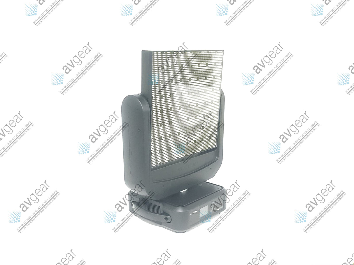 (4) Ayrton Magicburst Moving LED Lights w/ (4) PSU Cables In Wheeled Road Case