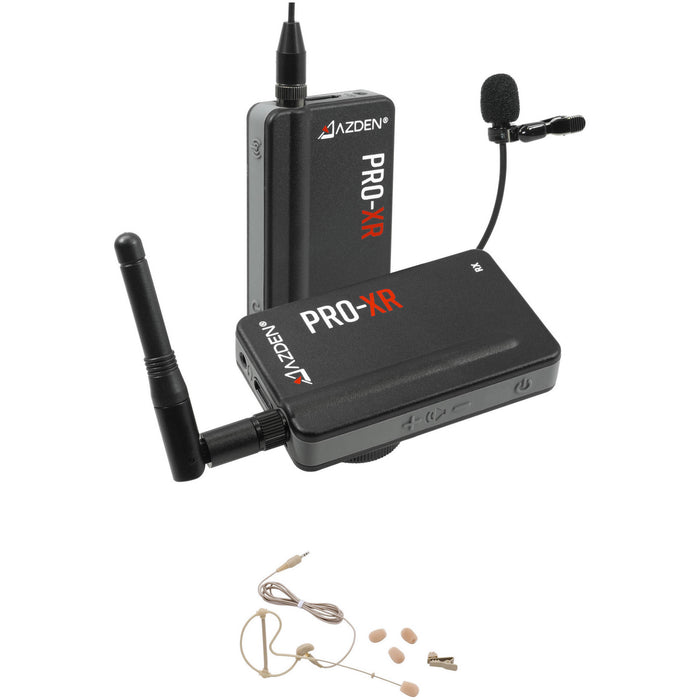 Azden PRO-XR 2.4GHz Digital Wireless Mic System w/ Signal Redundancy