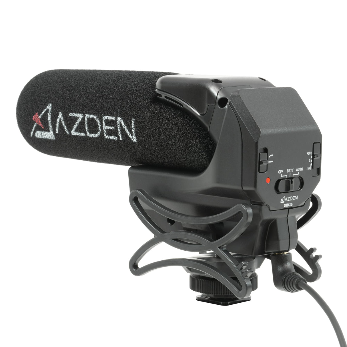 Azden SMX-15 Powered Shotgun Video Microphone w/ +20dB Boost