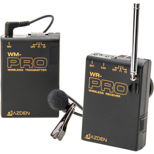 Azden WLX-PRO+I VHF Wireless Microphone System w/ TRRS Adapter - 2