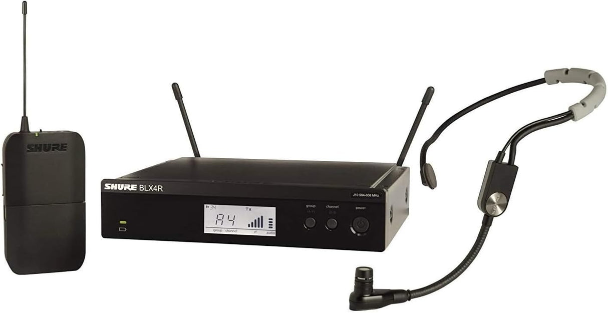 Shure BLX14R/SM35 Rackmount Wireless Cardioid Performance Headset Microphone System (H11: 572 to 596 MHz)