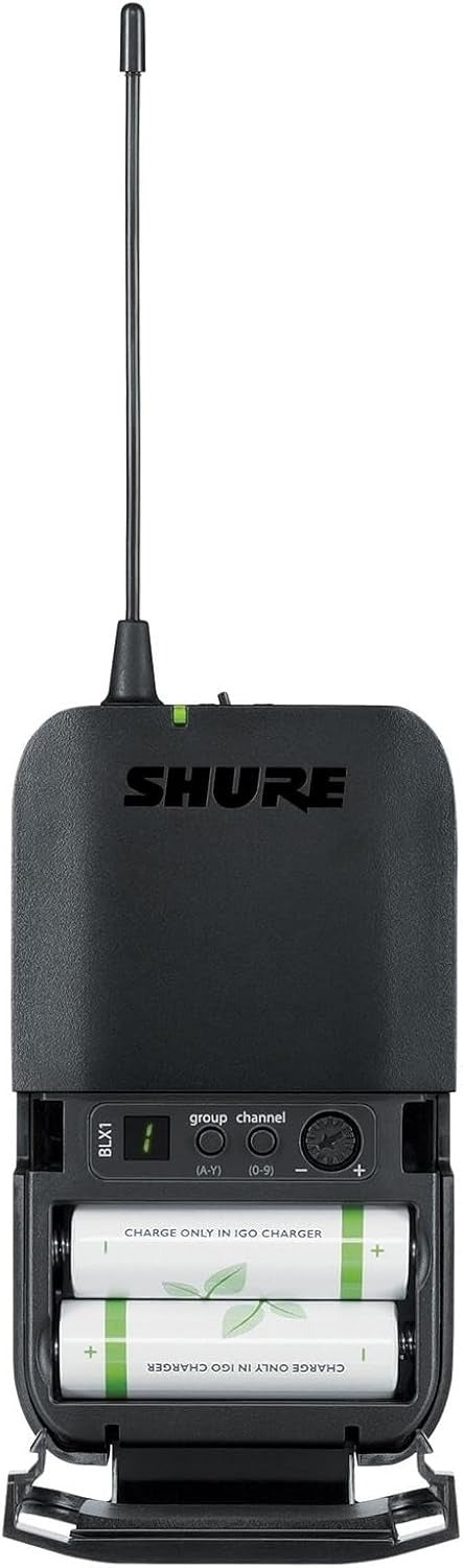 Shure BLX1 Wireless Bodypack Transmitter (J11: 596 to 616 MHz)