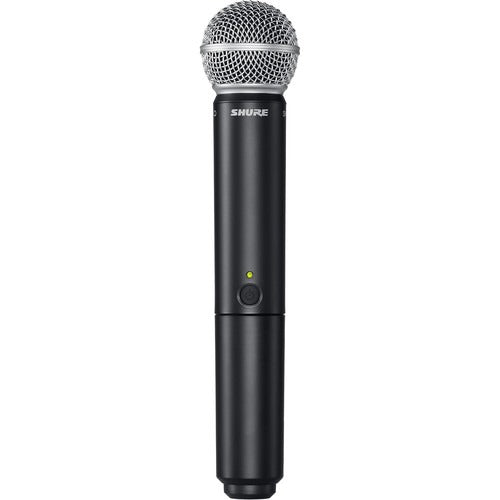 Shure BLX2/SM58 - Handheld transmitter with SM58 capsule (H10 Band: 542-572 MHz)