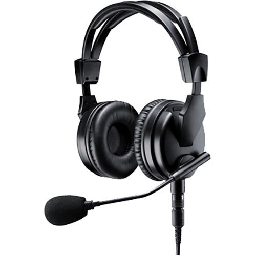 Shure BRH50M Dual‑Sided Broadcast Headset with Boom Microphone – Black
