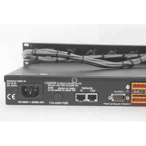BSS 9008 Networked Signal Processor w/ (8) XLR Output Panel