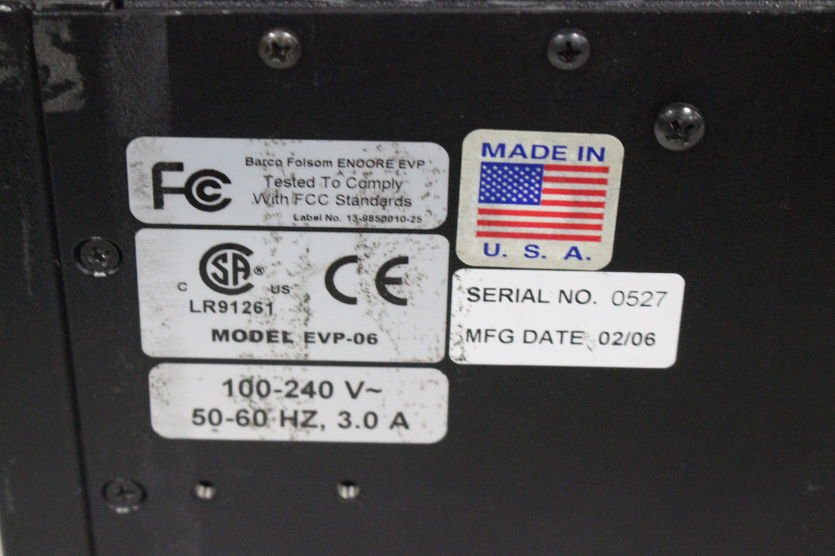 Barco EVP-06 Es Encore 3G Output Video Processor