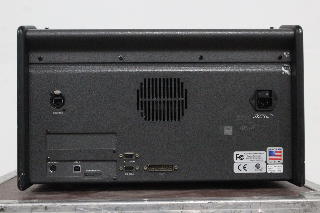 Barco Folsom Encore SC Video Controller w/ Accessories in Hard Carrying Case