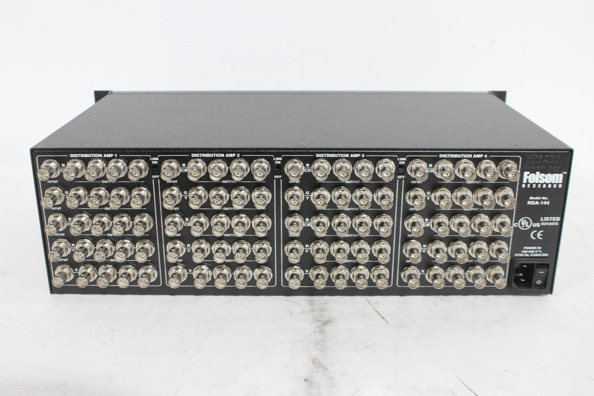 Barco Folsom Research RDA-144 RGBHV Distribution Amplifier Rack Unit